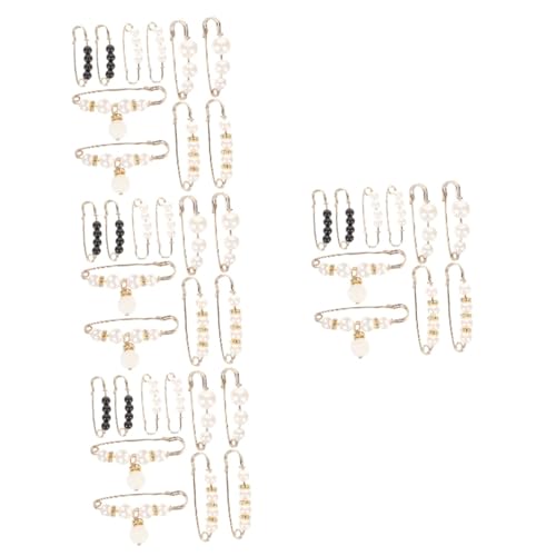 4 Sätze Teiliges Broschen Für Damen Verstellbare Sicherheitsnadeln Zur Anpassung Von Rock Hosenweiten Dekorative Clips Für Kleidung Für Pullover Schals Accessoires 10 Stück * 4 von minkissy