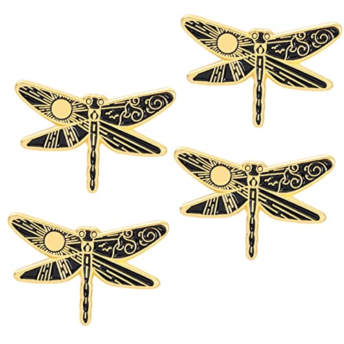 minkissy 4stücke Cartoon Libellen Brosche Dekor Aus Legierung Anstecknadel Für Kleidung Taschen Hüte Schals Kopftücher Cartoon Libellen Broschendekor Kreatives Für Familie Und von minkissy