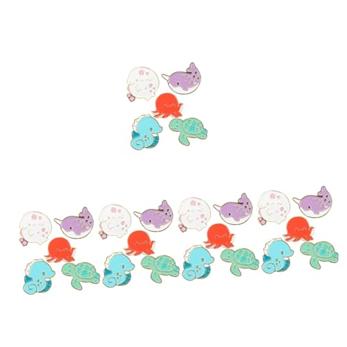 5 Sätze Teiliges Emaille Broschen Mit Maritimen Tieren Cartoon Anstecker Für Kleidung Taschen Jacken Stilvolle Dekoration 5 Stücke * 5 von minkissy