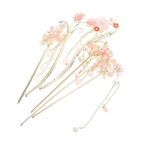 6 Stück Asiatische Haarstäbe Chinesische Blumen Haarstäbchen Clips Retro Haarnadeln Mit Quaste Handgefertigte Blumenquaste Hanfu Kostüm Für Frauen Und Mädchen 6 Stück Asiatische Haarstäbe Chinesische Blumen Haarstäbchen Clips Retro Haarnadeln Mit Quaste Handgefertigte Blumenquaste Hanfu Kostüm Für Frauen Und Mädchen von minkissy