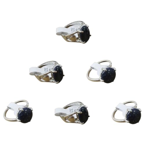 6 Stück Teiliges Knöchelring Set Natürlichem für Damen Herren Stapelbare Ringe Ästhetischer Schmuck für Styles Besondere Anlässe von minkissy