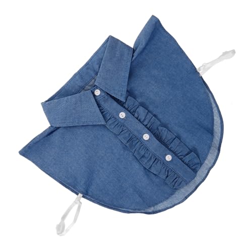minkissy Abnehmbarer Baumwollkragen Falscher Hemdkragen Eleganter Kragen Für Frauen Kleidungszubehör Kragen Für Pullover Und Jacken von minkissy