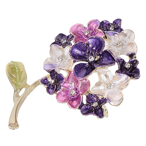 Blumenbrosche für Damen Eleganter Anstecker für Jacken Mäntel Schicke Outfits Perfektes für Besondere Anlässe Hochwertiges Metallmaterial Stilvolles Accessoire für Tag von minkissy