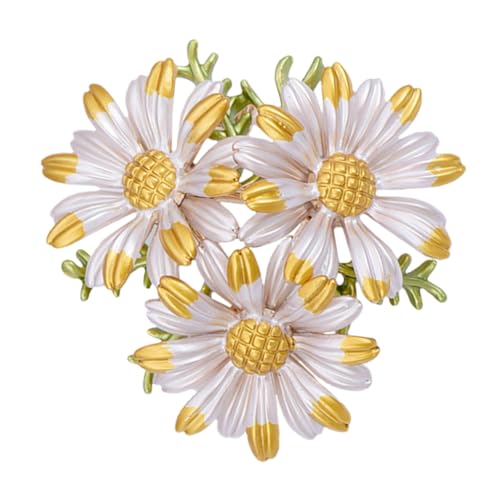 Blumenbrosche für Frauen Emaille Brosche mit Elegantes Hochzeitszubehör für Kleidung Schals Taschen Hüte Modisches Accessoire für Besondere Anlässe von minkissy