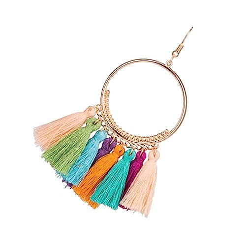 minkissy Quaste Ohrringe Damen Handstrick Garn Ohrringe Boho Westliche Modeschmuck Persönlichkeit Schmuck Für Party Hochzeit von minkissy