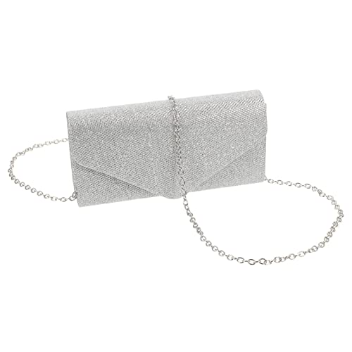 minkissy Abendtasche Damen Clutch mit Kettenriemen Handtasche für Hochzeit und Party Geldbörse Langlebigem Material Kompakt und Praktisch für Karten und Geld minkissy Abendtasche Damen Clutch mit Kettenriemen Handtasche für Hochzeit und Party Geldbörse Langlebigem Material Kompakt und Praktisch für Karten und Geld von minkissy