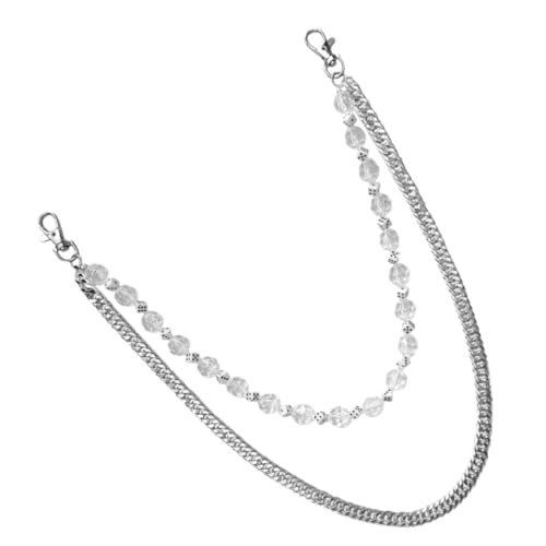 Doppelschichtige Jeans Kette Hosenkette für Herren Damen Vielseitig Einsetzbar Gürtel Taschenkette für Hip Hop Style Doppelschichtige Jeans Kette Hosenkette für Herren Damen Vielseitig Einsetzbar Gürtel Taschenkette für Hip Hop Style von minkissy