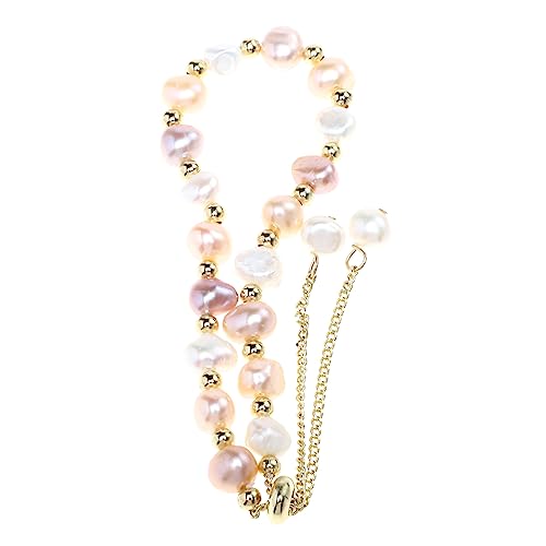 minkissy Perlenarmband Für Damen Perlenarmreif Damenarmbandschmuck Rostfrei Farbecht Bequem Für Tägliche Ausflüge Partys Oder Arbeitskleidung von minkissy