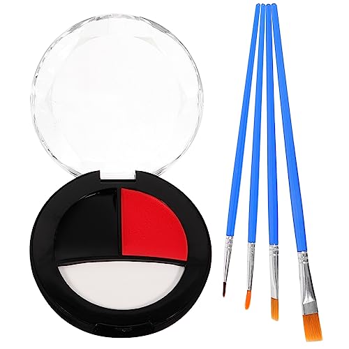 1 Satz Halloween-clown-öl-gesichtsfarbe-körperfarbe Gesichtsfarben-palette Cosplay-gesichtsfarbe Gesichtspigment Gesichtsbemalungsset Gesichtsset Ölfarbe Suite Menschlicher Körper von minkissy