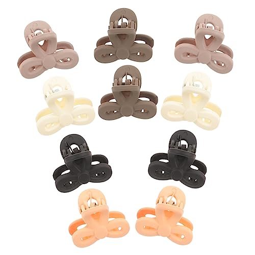 10st Backenklammern Krallenklammern Klein Kleine Krallenklammern Krallenklammer Klein Kleiner Krallenclip Anzüge Für Frauen Krallenclips Klein Haar Klauenclip Harz Damen von minkissy