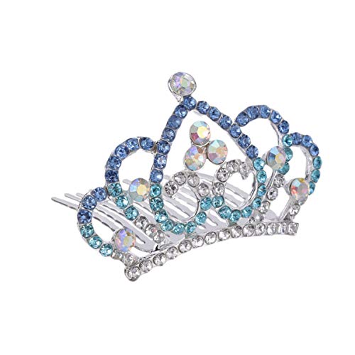 Haarspangen Für Strass-Haarspangen Haar-Accessoires King-Party-Hut Haarspangen Für Frauen Kopfschmuck Krone Kamm Mädchenkrone Kristall-Kopfschmuck Hochzeit von minkissy