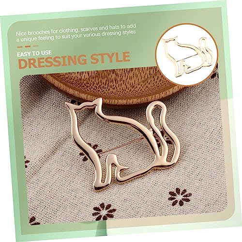 minkissy Katzenbrosche Anstecknadel Für Damen Kleidung Tier Brosche Legierungsbrosche Dekoration Für Taschen Hüte Schals von minkissy