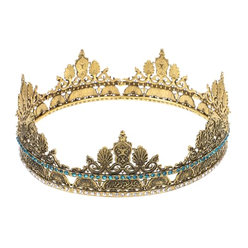 minkissy Königskrone Für Männer Aus Zarte Kopfdekoration Für Cosplay-performance Haarschmuckdesign von minkissy