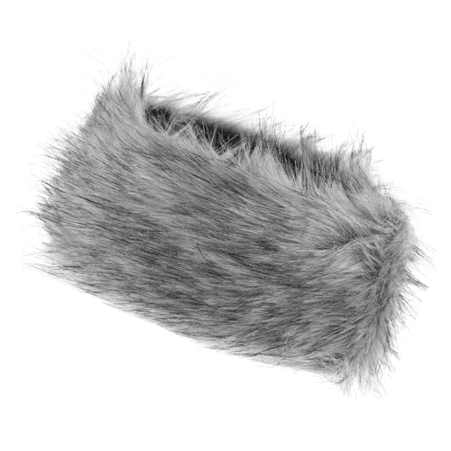 Kunstpelz Ohrwärmer Stirnband für Frauen Bequemes Warmes Haarband Kunstfell für Kalte Wintertage Vielseitig Einsetzbar von minkissy