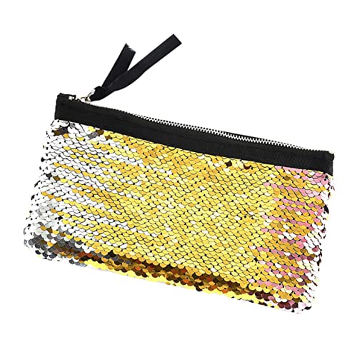 Mini-make-up-tasche Tasche Mit Glänzenden Pailletten Frau Kosmetiktasche Damen Geldbörse Damen Handtasche Mit Pailletten Woamn Münzbeutel Reisetasche Paillettentasche Mädchen Kind von minkissy