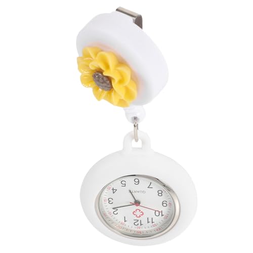 Retractable Nurse Pocket Watch mit Design Praktische Dekorative Clip Uhr für Ärzte Pflegepersonal Präzise Zeitmessung für Täglichen Gebrauch von minkissy