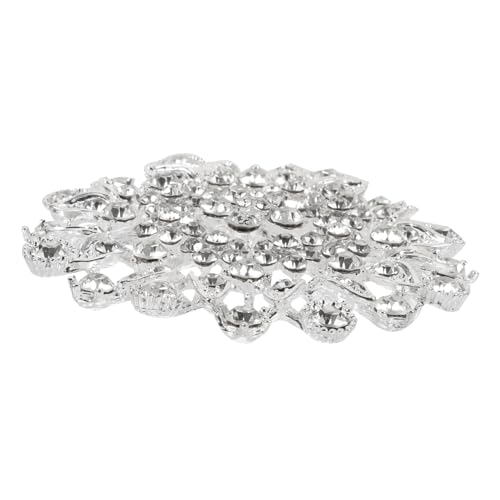Rhinestone Brosche Anstecknadel für Hochzeitsstrauß Dekoration für Brautkleid Vielseitig Einsetzbar Langlebiges Material Funkelnde Strasssteine von minkissy