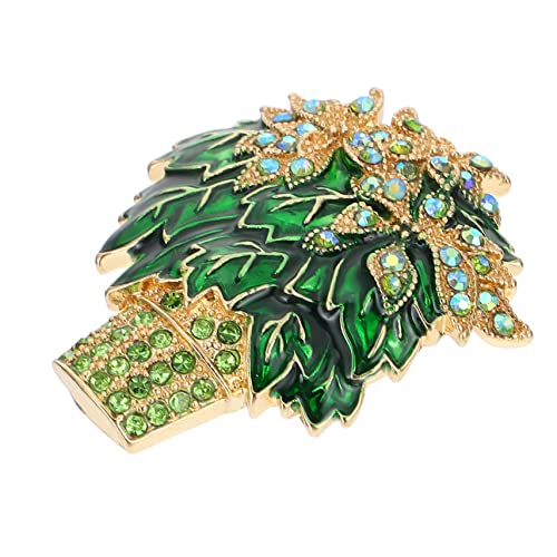 Rhinestone Brosche für Damen Eleganter Anstecker mit Sicherheitsnadel für Kleidung Taschen Accessoires Funkelndes für Blumenliebhaber von minkissy