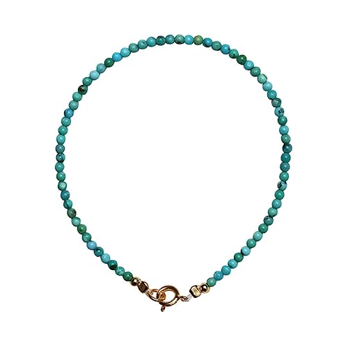 minkissy 1stück Natürliche Türkisarmband Für Damen Handgefertigte Perlenarmband Stilvoller Schmuck Für Sommer Geeignet Für Geschenke Und Besondere Anlässe von minkissy