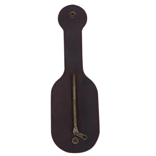 minkissy Münzgeldbeutel Aus Kunstleder Im Vintage-Stil Mit Reißverschluss Praktische Geldbörse Als Taillen-hängegeldbörse Für Pendler Und Täglichen Gebrauch von minkissy