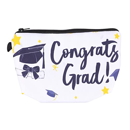 minkissy 1 PC Graduation Season Cosmetic Bag Travel Toiletry Bags Makeup Organizer Box Jewelry Organizer Bag Makeup Kits for Women Cartoon Brush Organizer Graduation Pen Pencil Case 3D, weiß, von minkissy