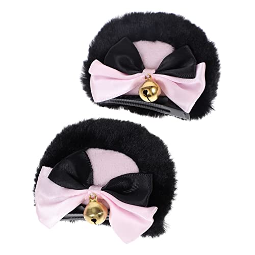 1 Paar Bär Ohr Haarspange Süße Ohrclips Flauschige Tierohren Schleifen Für Mädchen Fair Haarspangen Für Tierohren Kawaii Haarschmuck Haar Klammern Fräulein Flanell Zubehör Niedlich von minkissy