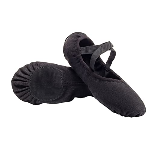 minkissy 1 Paar Damen Ballettschuhe Elastischem Material rutschfest und Atmungsaktiv für Tanztraining und Freizeit Schwarz Zufällige Farbe minkissy 1 Paar Damen Ballettschuhe Elastischem Material rutschfest und Atmungsaktiv für Tanztraining und Freizeit Schwarz Zufällige Farbe von minkissy