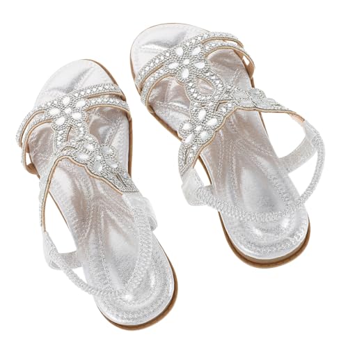 minkissy 1 Paar Damen-sommersandalen Mit Schmucksteinen: Mit Strasssteinen Verzierte Sommerschuhe – Strand-wanderschuhe Mit Funkelnden Strasssteinen Für Den Alltag, Größe: 37 minkissy 1 Paar Damen-sommersandalen Mit Schmucksteinen: Mit Strasssteinen Verzierte Sommerschuhe – Strand-wanderschuhe Mit Funkelnden Strasssteinen Für Den Alltag, Größe: 37 von minkissy