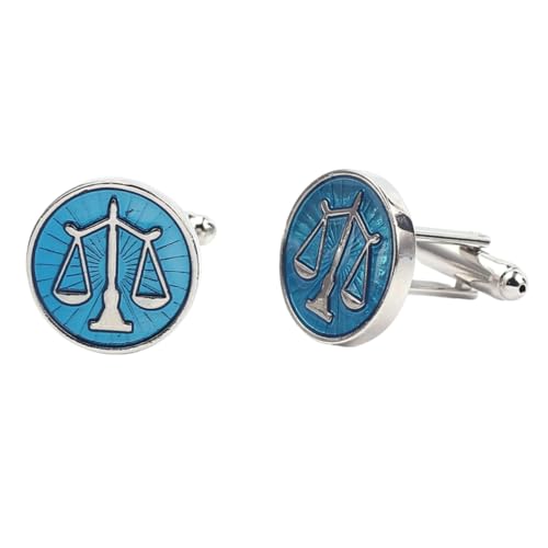 minkissy 1 Paar Herren Manschettenknöpfe Metalllegierung Elegantes Design für Hochzeit und Geschäft Praktische Hemd Accessoires Cufflinks für Anzug und Hemd von minkissy