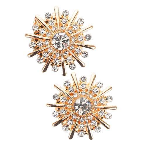 minkissy 1 Paar Manschettenknöpfe Manschettenknöpfe Strass Accessoires Für Damen Strass Manschettenknopf Strassknöpfe Für Kleidung Goldene Legierung minkissy 1 Paar Manschettenknöpfe Manschettenknöpfe Strass Accessoires Für Damen Strass Manschettenknopf Strassknöpfe Für Kleidung Goldene Legierung von minkissy