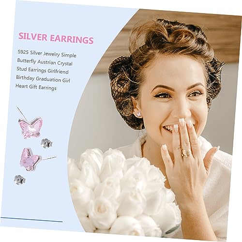 minkissy 1 Paar Ohrstecker Für Damen Ohrhänger Ohrringe Ohrstecker Damenschmuck Ohrschmuck Damen Ohrringe Ohrschmuck Damen Ohranhänger Silber/Pink minkissy 1 Paar Ohrstecker Für Damen Ohrhänger Ohrringe Ohrstecker Damenschmuck Ohrschmuck Damen Ohrringe Ohrschmuck Damen Ohranhänger Silber/Pink von minkissy