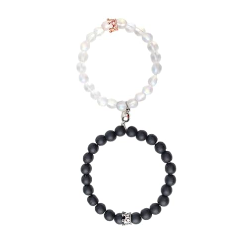 minkissy 1 Paar Pärchen Armband mit Zirkonia Handkette für Jubiläumsfeier Langlebig für Freunde von minkissy