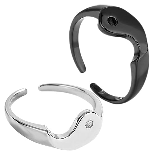 minkissy Offene Ringe Für Verstellbare Ringe Als Geschenk Dekorativer Partner Ring Für Paare von minkissy