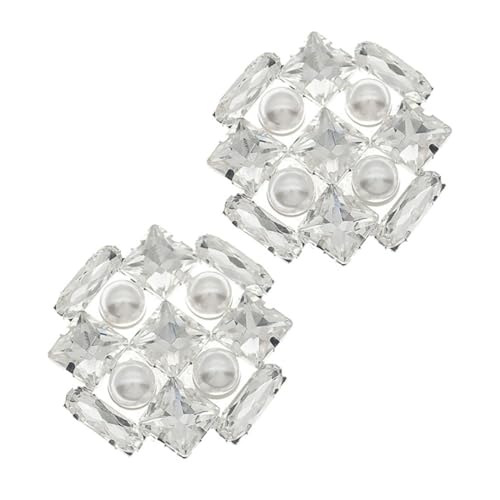 minkissy 1 Paar Rhinestone Schuhclips für Damen Hochwertige Diy Schuhschmuck Buckle für Festtags Schuhe Tragbar Leicht Einfach zu Verwenden für Verschiedene Anlässe von minkissy