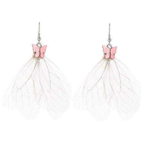 minkissy 1 Paar Schmetterlingsohrringe für Damen Extravaganter Boho Langes Hängendes Design Besondere Anlässe Tägliches Leicht Komfortabel von minkissy