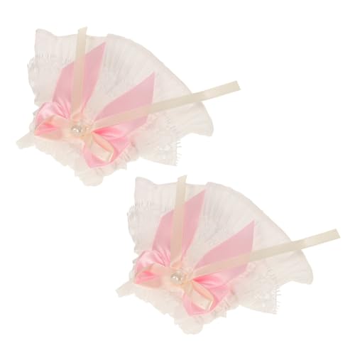 minkissy 1 Paar Spitzenärmel Gotisch Abnehmbar Handgelenkmanschetten Für Rüsche Abdeckung Spitzen-handgelenk-handschuhe Puffärmel Dekorative Manschette Armband Aus Spitze von minkissy