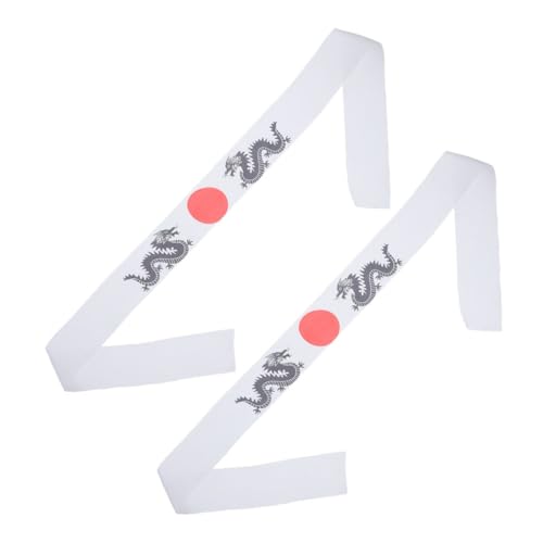 minkissy Polyester-stirnband Dekorativer Karate-gurt Für Herren Breites Stirnband Für Damen Koch-accessoire von minkissy