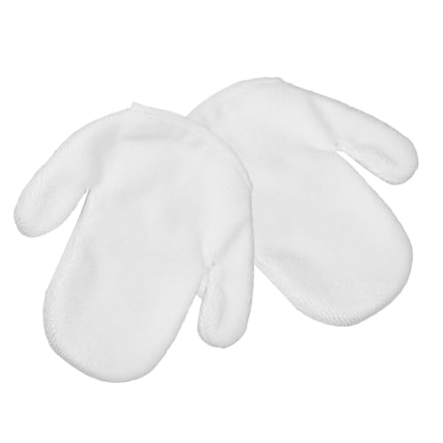 minkissy 1paar Exfolierende Handschuhe Für Gesicht Sanfte Reinigungs Und Pflegehandschuhe Für Frauen Und Mädchen Zum Abschminken Und Hautpflege Tragbar Und Praktisch Für Hause Und von minkissy