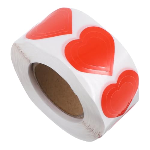 minkissy 1rolle Rollende Herz-sonnenbräunungsaufkleber Selbstklebende -sticker Für Vielseitige Anwendungen Am Strand Bei Outdoor-sportarten Und Sonnenbädern von minkissy