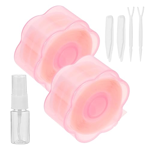 minkissy 1 Satz Aufkleber Für Doppeltes Augenlid Aus Spitze Gefälscht Mädchenhafte Aufkleber Duo Gesicht Wimpern Eyeliner Beidseitig Augenlider Zart Bausatz Deckel Das Band Klebrig von minkissy