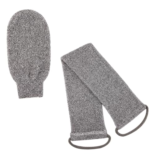 minkissy Tiefenreinigungs-badehandschuh Aus Peeling Für Nacken Schultern Füße Glatte Haut Badetuch von minkissy