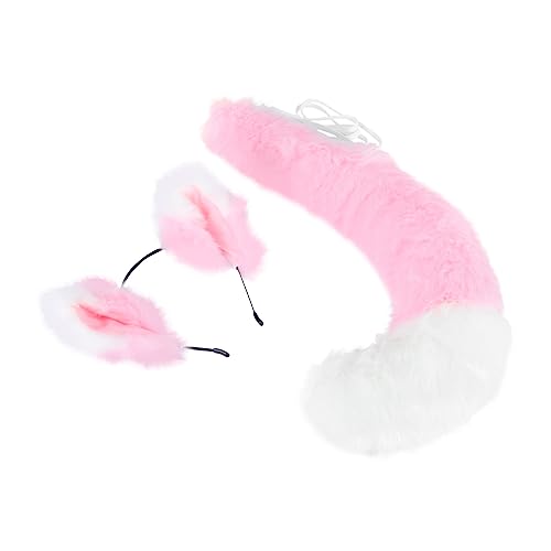 minkissy 1 Satz Cosplay mit Plüsch Fuchsohren Dekorative Haaraccessoires für Rollenspiele Halloween Kostümpartys für Damen Herren Hochwertigem Simulation Plüsch Gefertigt von minkissy