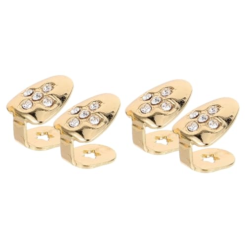 minkissy 2 Stücke Metall Zahnschmuck Grillzähne für Hip Hop Party Dekorativ Einfach Anzuwenden minkissy 2 Stücke Metall Zahnschmuck Grillzähne für Hip Hop Party Dekorativ Einfach Anzuwenden von minkissy