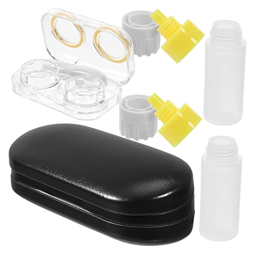 minkissy 1 Satz Doppellagiges Brillenetui Brillenetui-Set Fall Brillen brillenorganizer schnapsgläser Weiches Brillenetui Mehrzweck-Brillenetui Beflocktes Tuch Yellow von minkissy