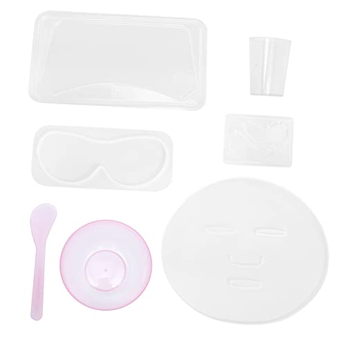minkissy Silikonmaskenformen Für Diy Gesichtsmaske Herstellung Mit Algenmaskenformen Tragbar Und Wiederverwendbar Für Maskenmaschinenschalen Und Maskenplatten von minkissy
