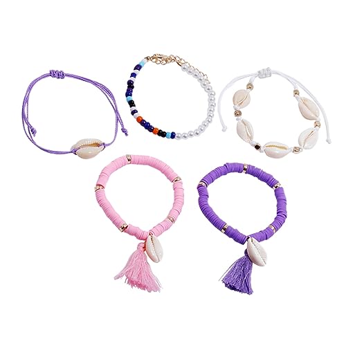 minkissy 1 Satz Handgefertigte Armbänder Stilvolle Armbänder Naturmaterialien Einzigartige Foto Requisiten Vielseitige Schmuckstücke von minkissy