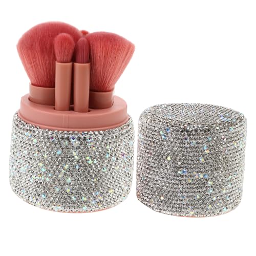 minkissy Foundation-make-up-pinsel-set Tragbarer Make-up-pinsel-organizer Mit Deckel Reise-beauty-tool-kit Mini-kosmetikpinsel-set von minkissy