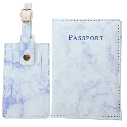 minkissy 1 Satz Passinhaber universeller Gepäckanhänger dekorativer Kofferanhänger Brieftasche geldbörse tragbare Passhülle Modischer Reisepasshalter Aluminiumlegierung von minkissy