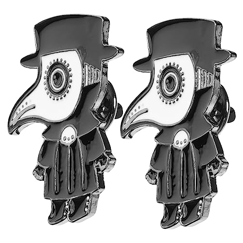 minkissy 1 Satz Pin Punk Anstecker Brosche Für Damen Dekorativer Schal Pin Im Einzigartigen Design Für Vielseitige Kleidung Accessoires 2 Stück von minkissy