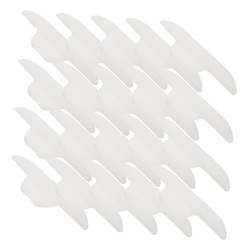minkissy 20 Stück Schweißabsorbierende Aufkleber für Hemdkragen Selbstklebende Unsichtbare Schweißpads Atmungsaktives Design Geeignet für Herren und Damen für T-Shirts und Blusen von minkissy